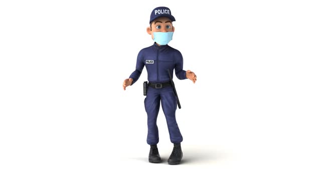 Policier masque