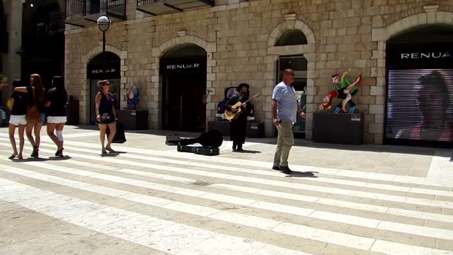 Street musician in Jerusalem 2017