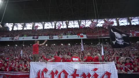 «Катюша» от фанатов Спартака.