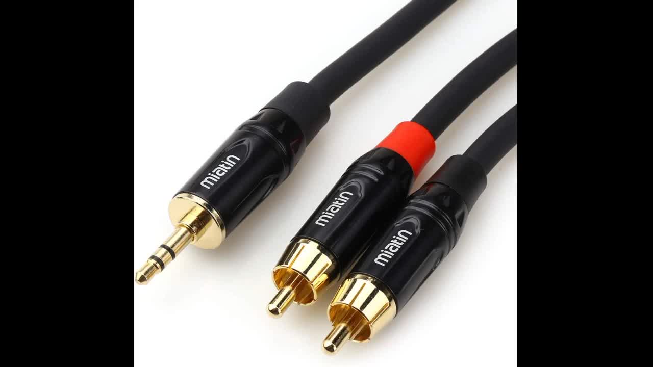 Review: MIATIN 6.35mm(14 Inch) Male TRS to 3.5mm(18 Inch) Male Stereo Audio Cable with Zinc A...