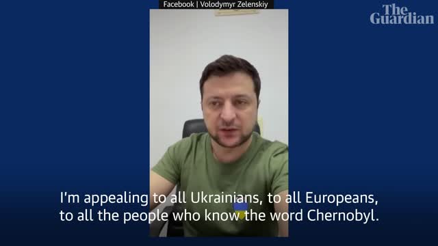 Zelenskiy Accuses Russia of 'Nuclear terrorism' After fire at Power plant