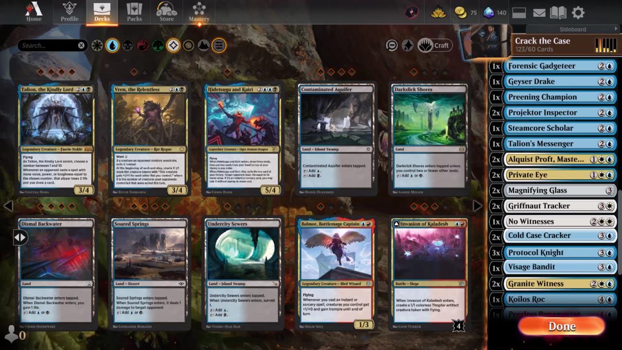 Magic the Gathering Arena: Watch me duel Pro. players in the Ranked format, Match 2 out of 3