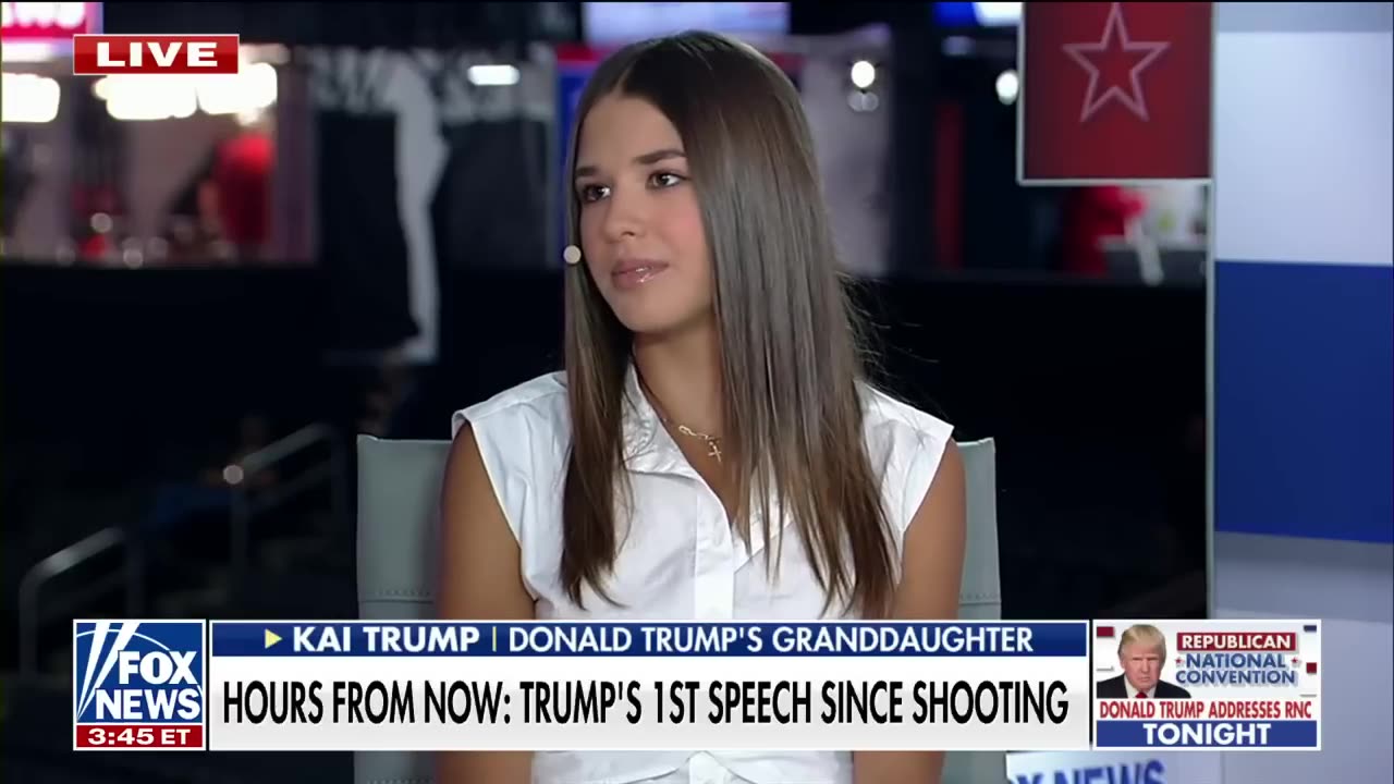 Trump's granddaughter Kai He is 'fighting for America'