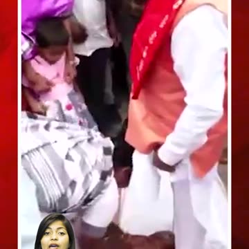 కాబోయే CMకు కాళ్లు కడిగి స్వాగతం #odissi #odissacm #mohancharanmajhi #viral #shorts | FBTV NEWS