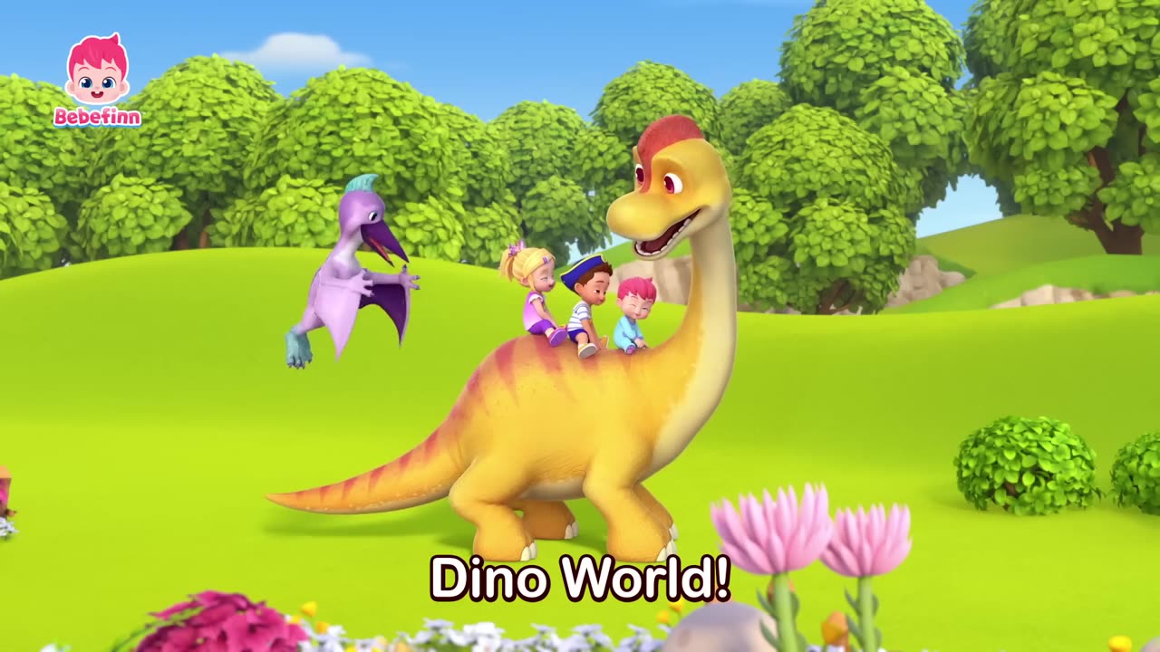 Welcome to The Dino World | Bebefinn Nursery Rhymes and Kids Songs