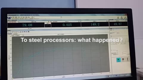 Raw material in-plant test before processing