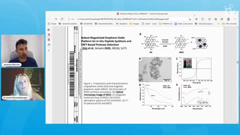 Astrid Stuckelberger Oxyde de graphène dans les vaccins Pfizer AstraZeneca et Grippe 2019