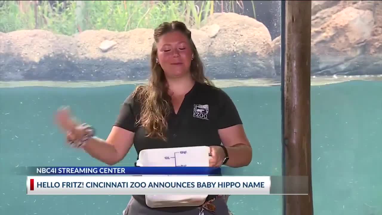 Cincinnati Zoo announces name of new baby hippo