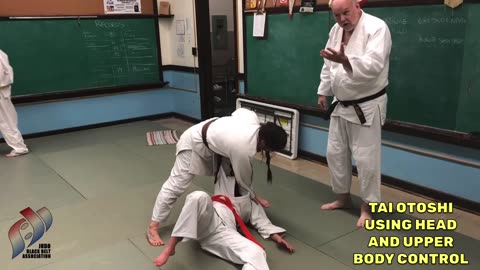 Tai Otoshi Using Upper Body Control