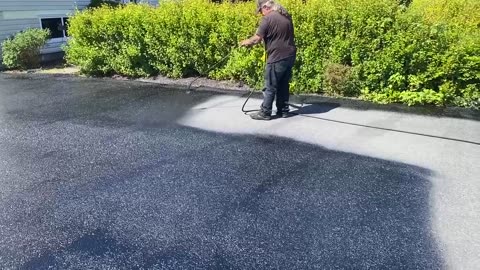 Professional Asphalt Spray Sealing: “The Friendly Double One” Top Coats Pavement Maintenance