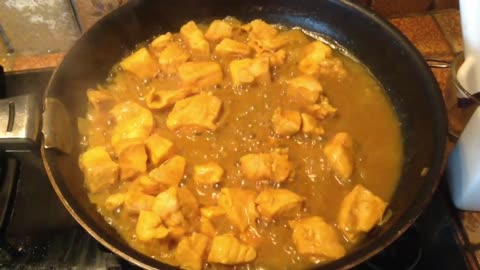 QUICK AND EASY COCONUT CHICKEN RECIPE - RECETTE DE POULET COCO FACILE ET RAPIDE