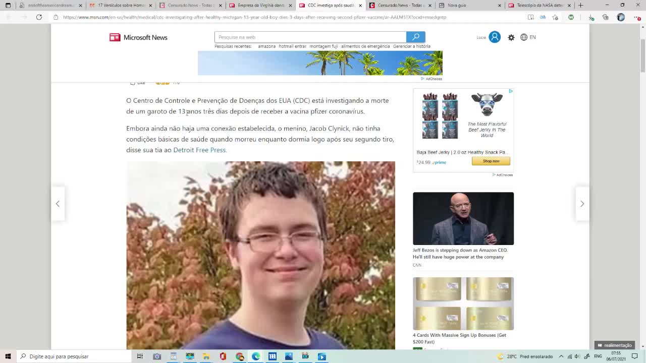 E as Mortes Atraves das Vacinas Continuam, E Os Premios em Dinheiro Tambem.