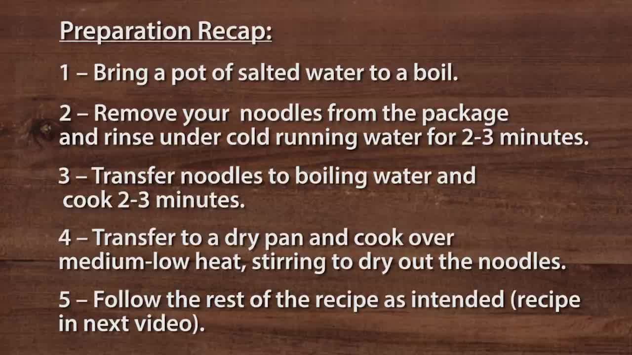 How to cook miracle noodles