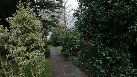 Speed lapse. Garden in Avebury