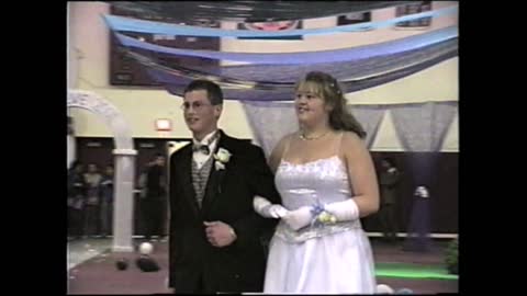 2000-01 WPHS Vids 107 Prom 073 Grand March Couple 46 by Glenn Strader