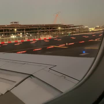 airplane taxiing to runway