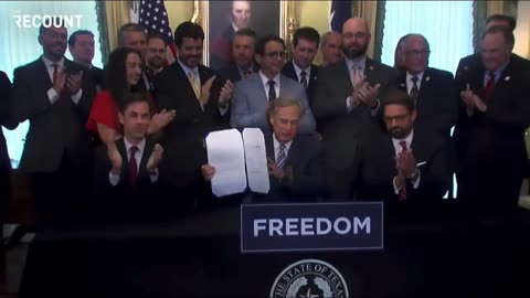 Greg Abbott signs a bill prohibiting private employers in Texas from mandating Covid Vaccines