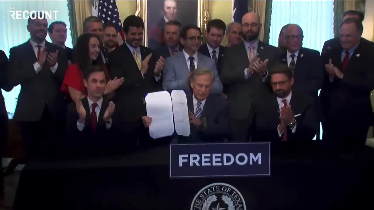 Greg Abbott signs a bill prohibiting private employers in Texas from mandating Covid Vaccines