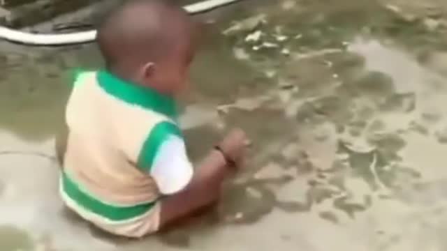 India baby snake dance video