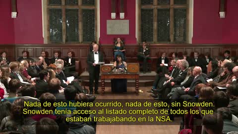 Chris Hedges - Valentía Moral - Edward Snowden en Oxford Union - Spanish Subtitles