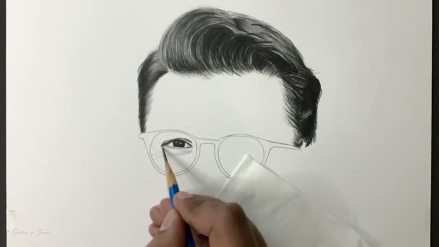 Draw Glasses Frames In Portraits