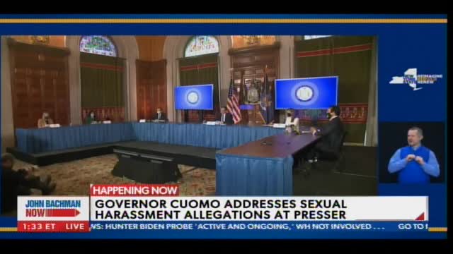 "I Kiss and Hug Legislatures" - Creepy Cuomo Gets Teary-Eyed in Faux Apology over Harassment Charges