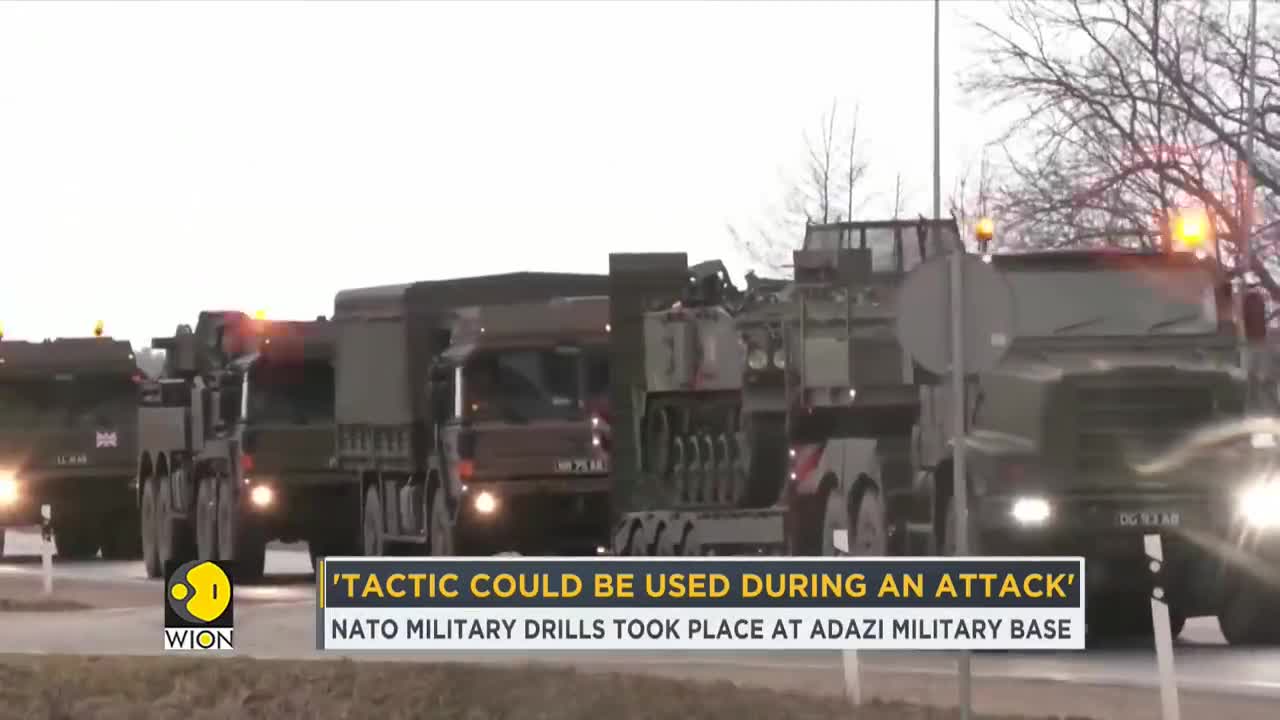 Latest news of ukraine NATO troops review preparednes as the Russian invasion of ukraine