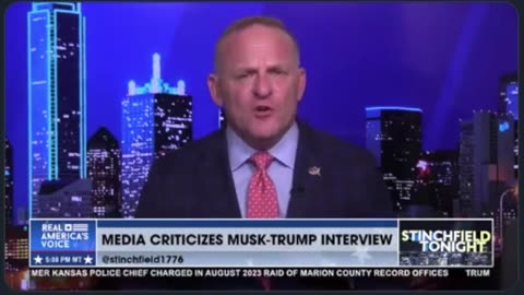 Grant Stinchfield (Real America's Voice) : Musk-Trump Conversation (X) Reporting By Mainstream Media