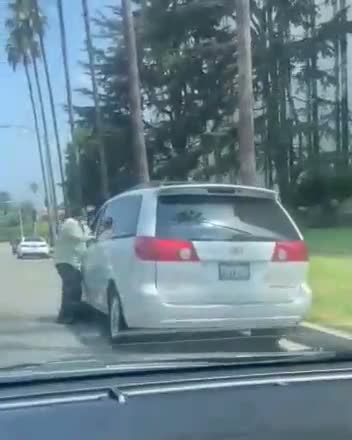 LAPD searching for suspect & stolen va