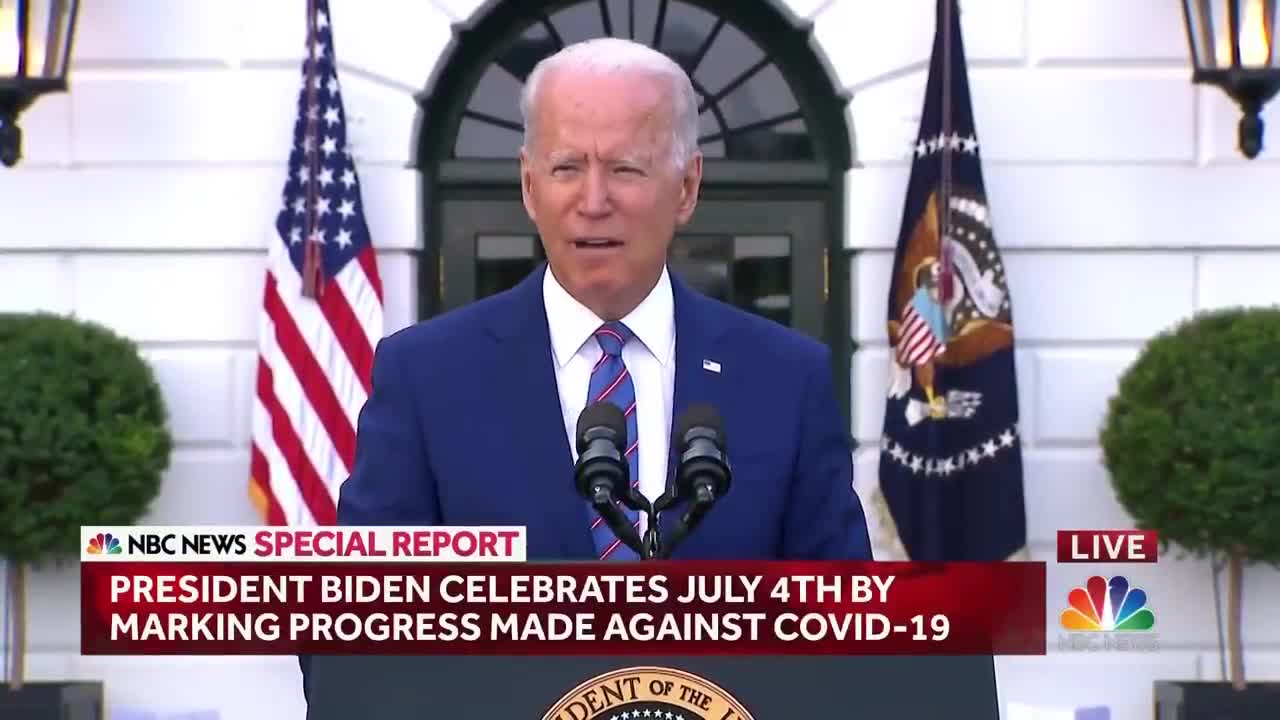 President Biden Delivers Independence Day Address: 'America Is Coming Back Together'