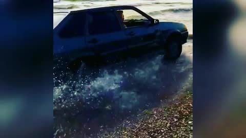 Slow motion the Sea of ​​Azov