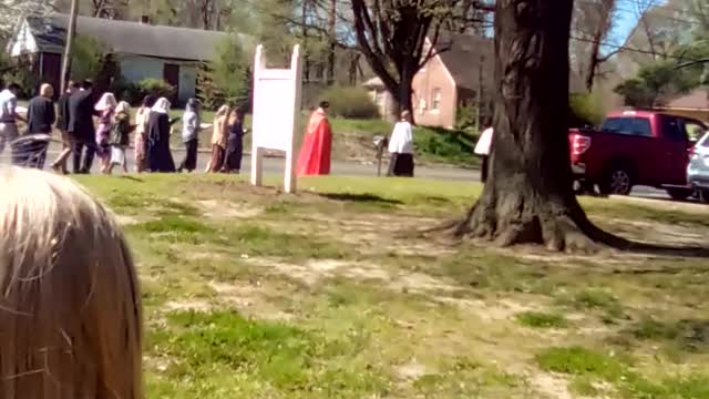 Palm Sunday Procession in Memphis