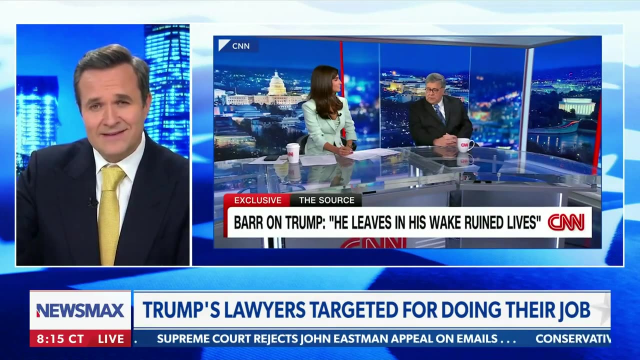 Trump IN fake Court Newsmax Grey Kelly