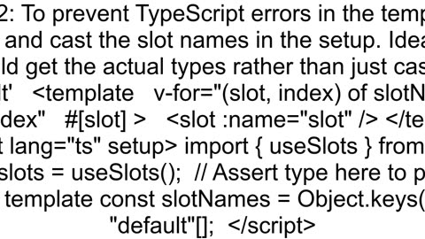 can not loop through slots object in Vue 3 to pass all slots from parent to child