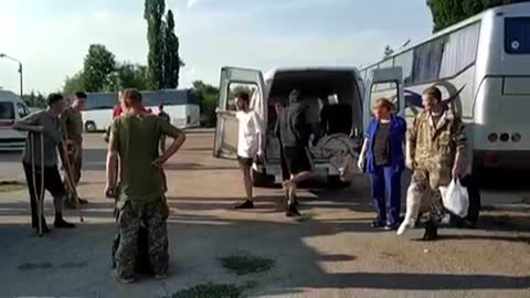 The Central Intelligence Agency has released a video of Ukrainian servicemen released from Russian