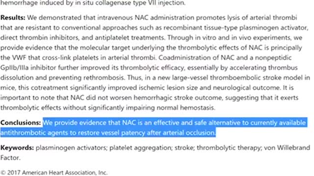 Supplement NAC for vaccine complications with