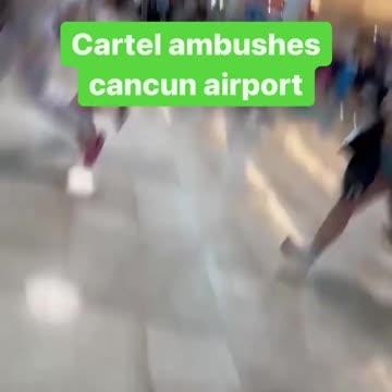 Cartels in airport in Mexico