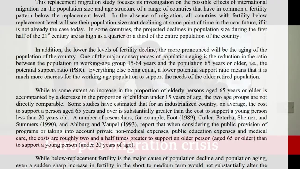 Disturbing UN Document - "Replacement Migration" Reveals