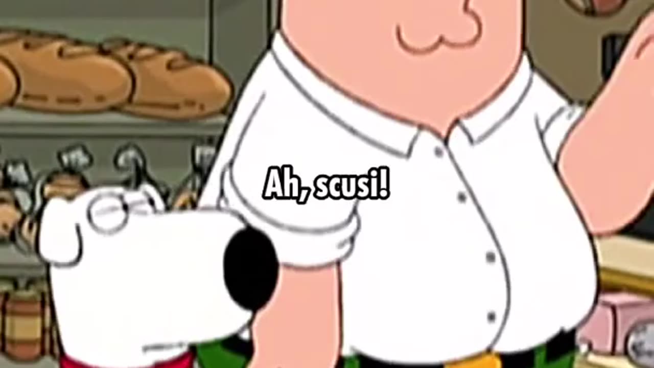 Family guy | peter is italian now😂