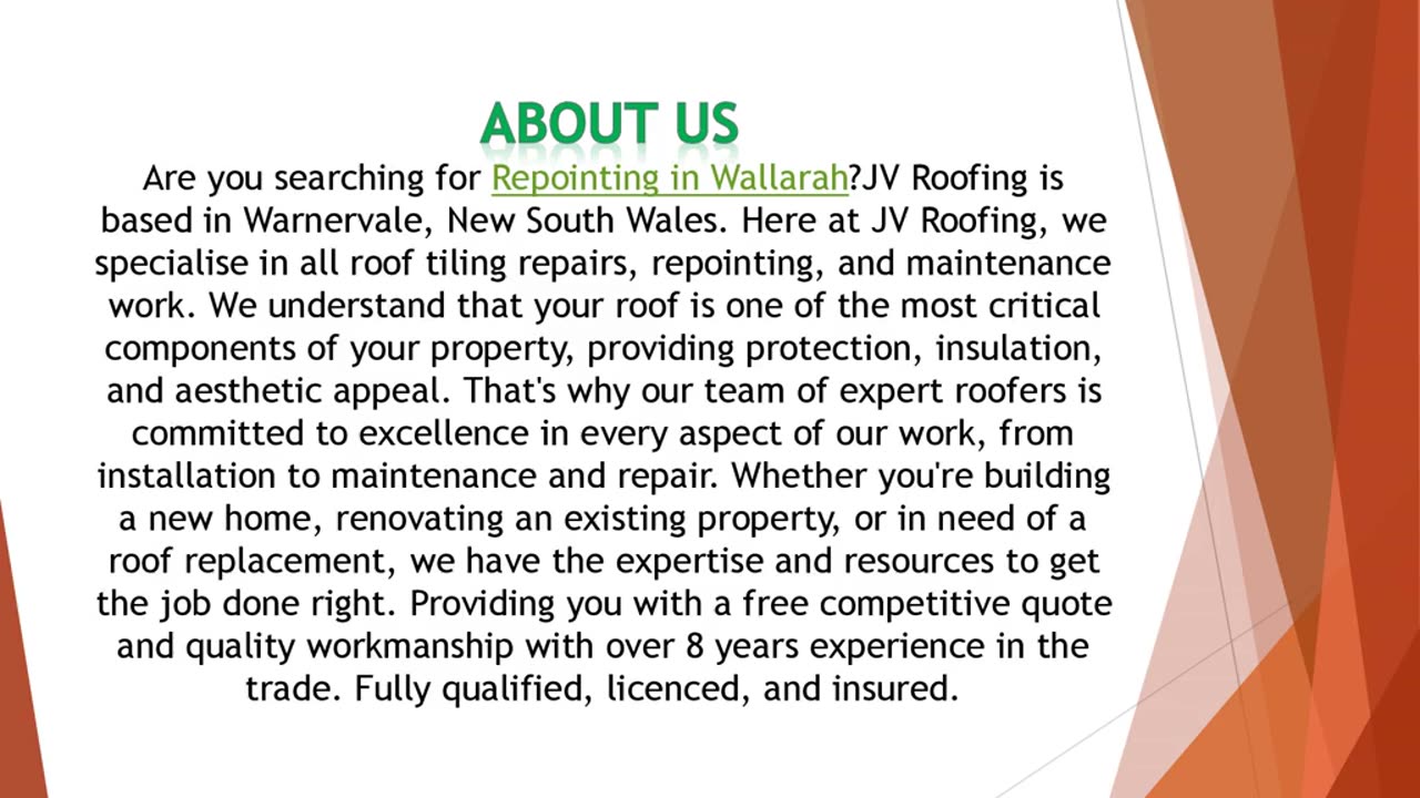 Are you searching for Repointing in Wallarah?