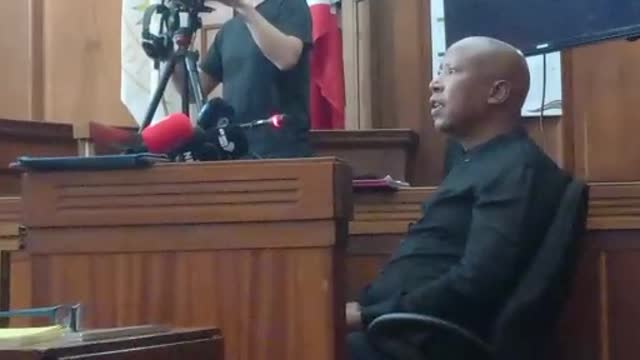 Julius Malema in court part 1