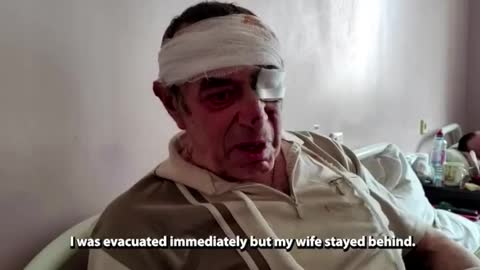 injured resident describes how the Ukrainian military held him hostage