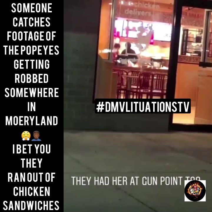 Someone recording a robbery in Bowie or largo