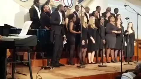 Dig a little deeper in God’s love- choir sings