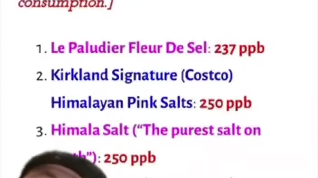 Himalayan salt is a eugenics psyop loaded with radioactive waste...