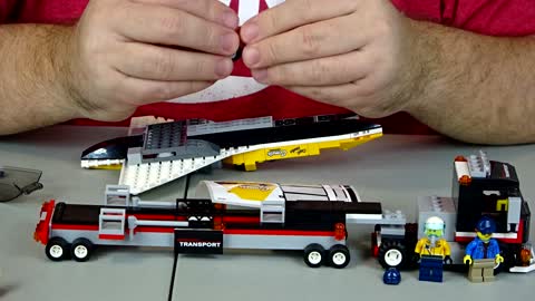 Unboxing Lego 60289 Airshow Jet Transporter Set