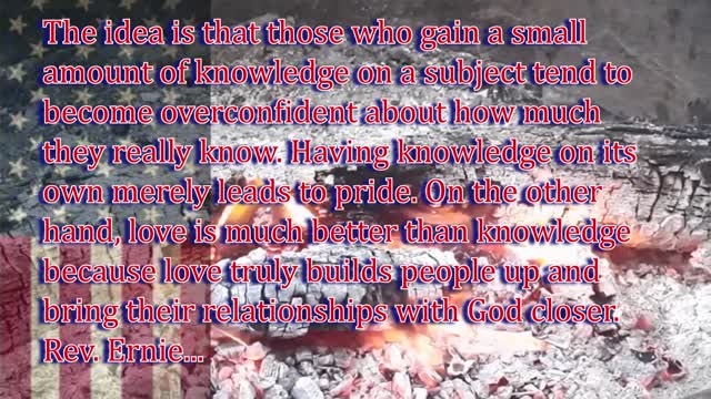 Daily Message from Rev. Ernie, July 31 2022