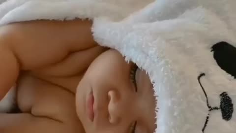 Cute baby sleep video