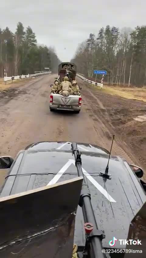 Chechen unit in Northern Ukraine