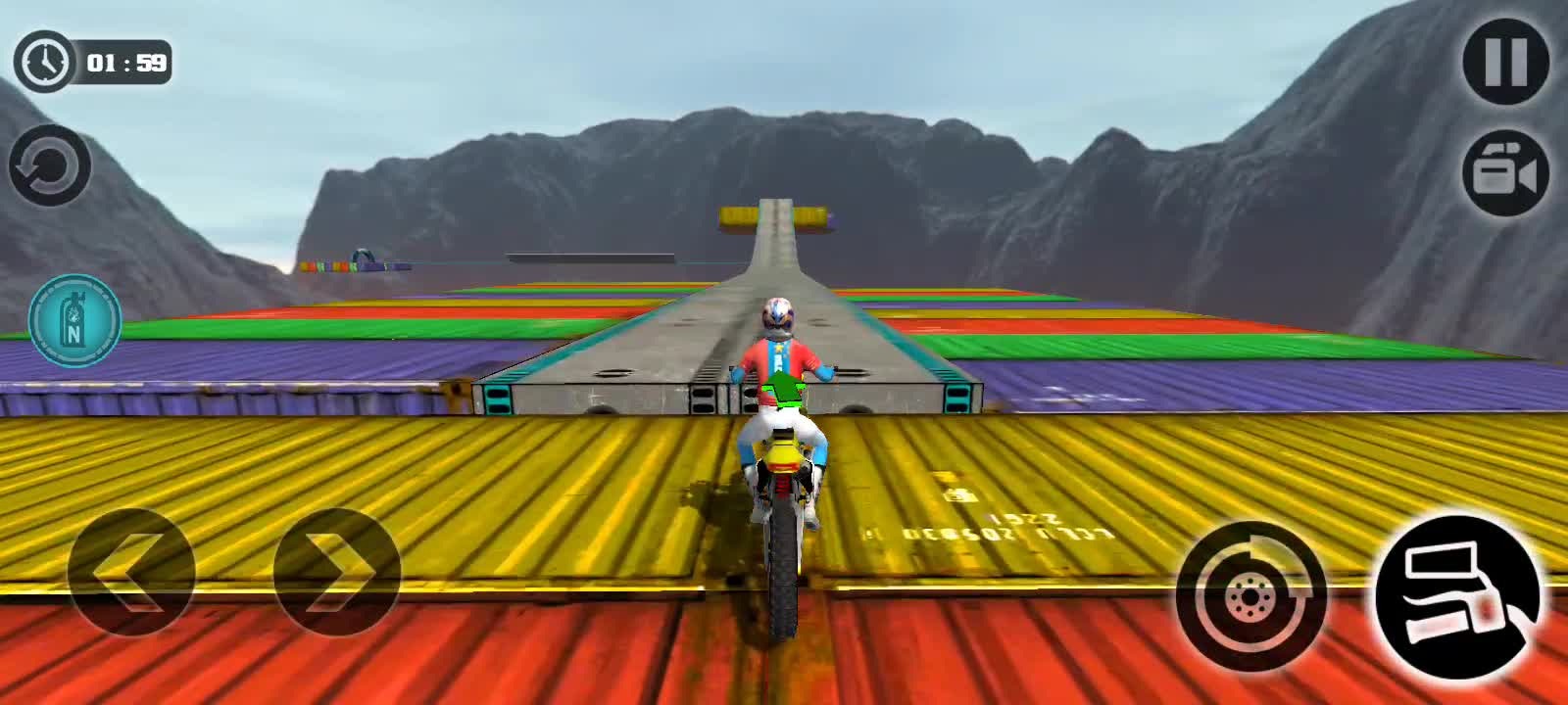 Impossible motor bike tracks game #2